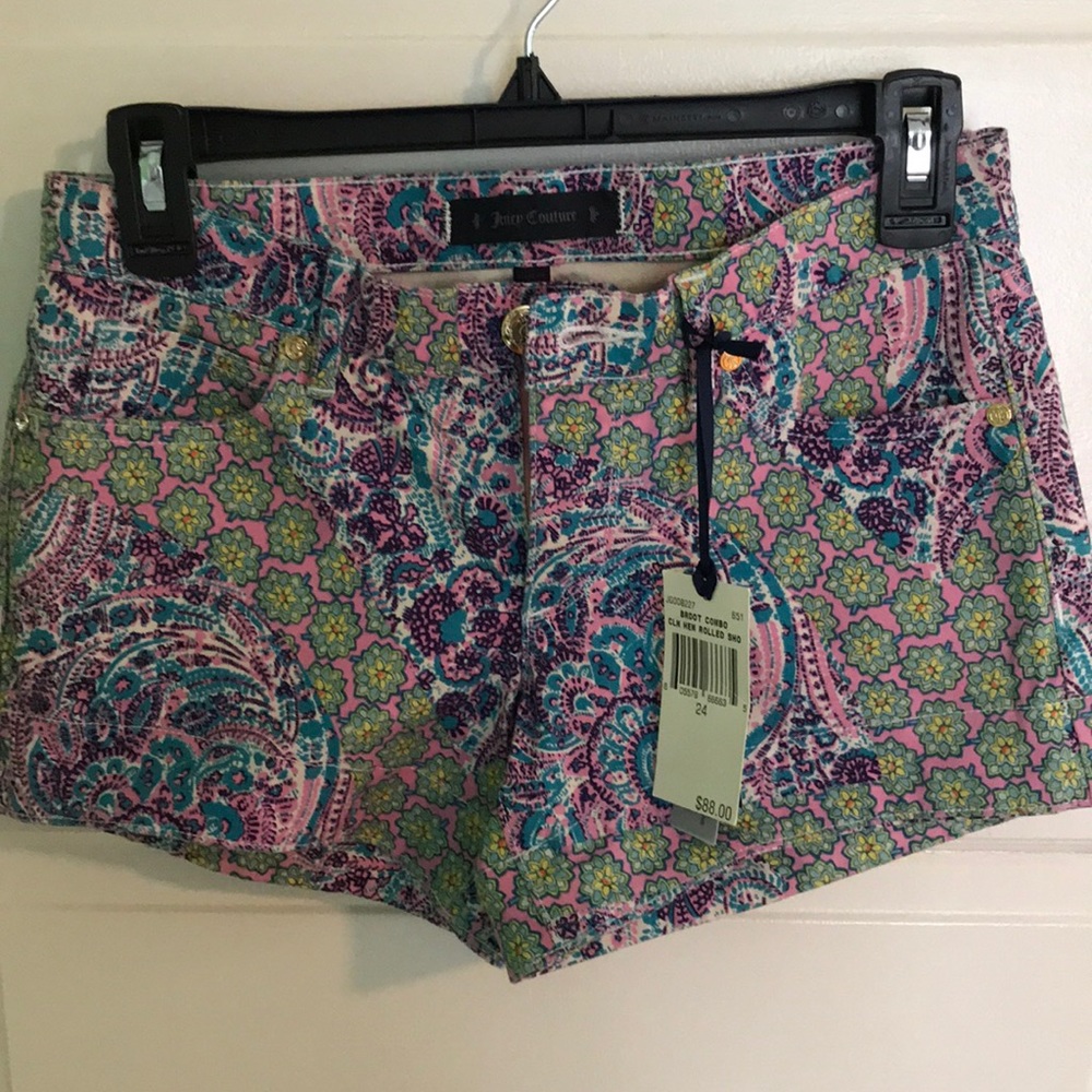 Juicy Couture shorts size 24